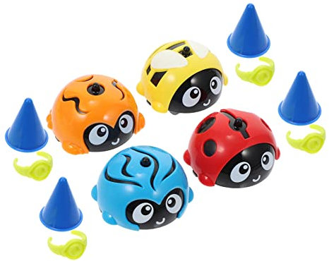 ifundom Outdoor Kinder Kreisel 4 Stück Mini Gyro Spielzeug Set Für Jungen Und Mädchen Kinderparty Geschenke Und Klassenzimmer Belohnungen Kunststoff Gyro Spielzeug Mit Glatter Oberfläche