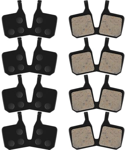 Gulfmew 4 Paires de Plaquettes de Frein à Disque Hydraulique Compatibles avec MT5 et MT7 Pièces de Rechange pour Freins de Vélo