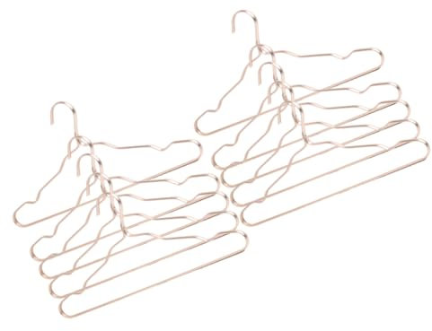 Alipis 10stücke Kleiderbügel Aus Aluminiumlegierung rutschfest Für Kleidung Kleiderständer Für Garderobe Gold