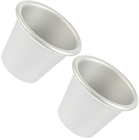 VALICLUD 2pcs Round Cake Moulds for Baking Non-Stick Pudding and Cupcake Molds for Home Kitchen and Bakery Use Easy Release Design for Shaped Desserts