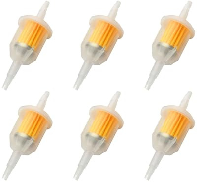 FUGLUS 6 Pezzi Filtro Benzina, Filtro Carburante Universale Filtri Carburante Linea Per Gas Per Moto Tagliaerba Auto E Motocicletta