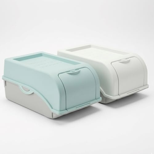 HAC24 2er Set Gemüsebox 3,5L Mit Deckel Aufbewahrungsbox Kartoffel Zwiebel Knoblauch Zwiebelbox Kartoffelbox