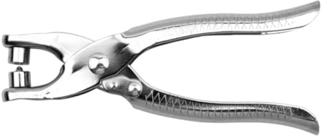 Remachadora para Ojales, Kit Completo con 100 Ojales de Acero Inoxidable, Juego de Remachadora y Ojales Metalicos, Herramienta Profesional, para Lonas Tela Cortinas Toldo Cuero y Vestir