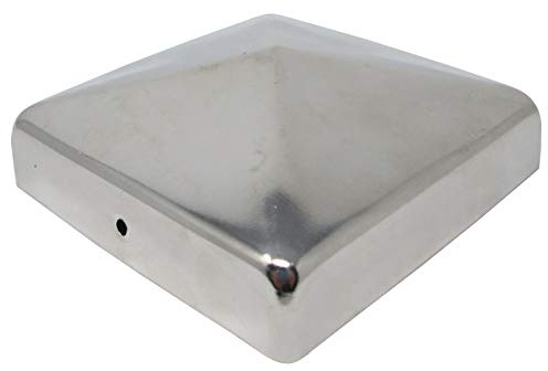 9 x Pfostenkappe Pyramide Edelstahl poliert für 90er Pfosten Pyramidenform Abdeckkappe Pfostenabdeckung von SO-TOOLs®