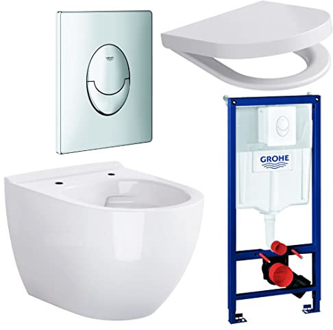Rapid 3in1 Grohe + Bartolo WC + Drückerplatte + WC-Sitz Chom Star