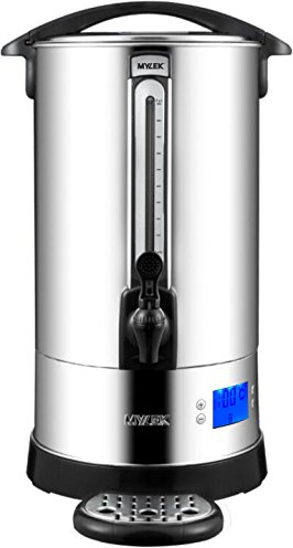 MYLEK Digital Catering Urn 20L / 80 Cup - Premium Stainless Steel Water Boiler for Tea/Coffee/Hot Water