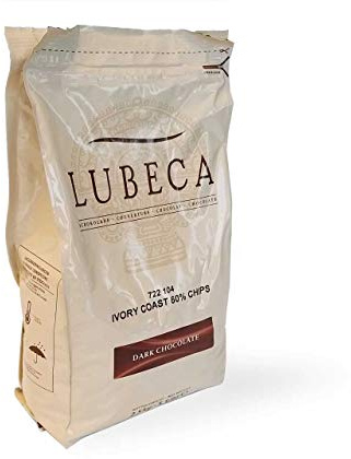 Cobertura Chocolate negro Ivory Coast 60 % 1 bolsa de 2,5kg