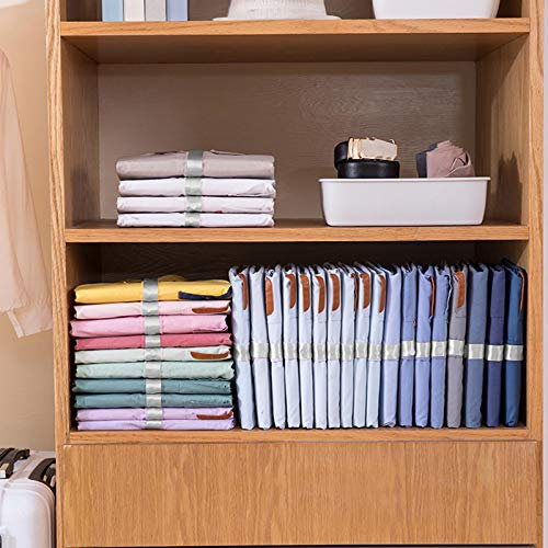 Kleiderordner Closet Organizer Clothing Storage,Shirt Faltbrett t Shirt Zusammenlegen t-Shirts Falter Falthilfe einfach und schnell Suit für alle Home Adult und Kids Kleidung (Grau)