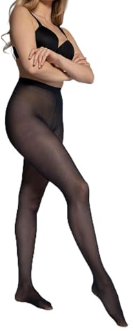 Ulla Popken Donna Collant | Taglie forti, Plus Size, Collant fini in microfibra traspirante da 40 den, fino alla tg. 66/68 689602