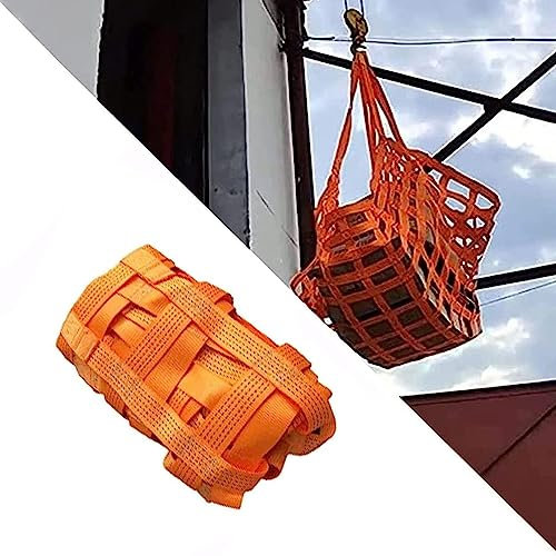 Hängendes Frachtnetz - Flaches Nylonnetz, Kletternetz Kinder Outdoor, Anhängernetz, Kajakdeck Gepäcknetz, Materialhandhabungsgurte, Für BAU-Rigging Bewegliches Abschleppen Hebearbeiten (Size : 3 X 3M