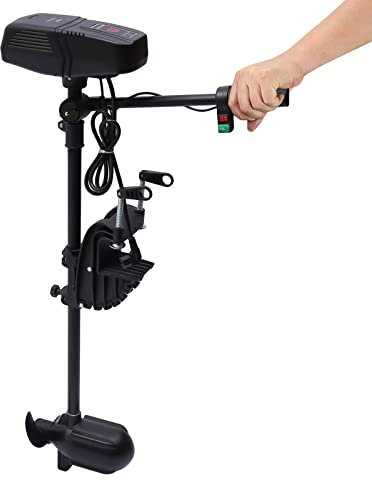 Elektro Aussenborder 48V 260lbs - Elektromotor führerscheinfreier Bootsmotor 1400W Elektrisch Boot Außenbordmotor Elektro Bootsmotor 2300Upm(260LBS Shub 48V 1400W)