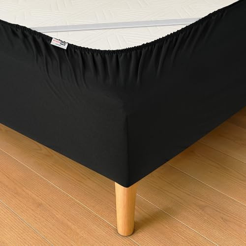 Wrappybag Cache Sommier Elastique - Protege Sommier Jupe de Lit 160x200