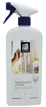 K-ONET - Nettoyant Vitres - Sans traces - Compatible inox et alluminium - Anti poussière et pluie - 750 ml