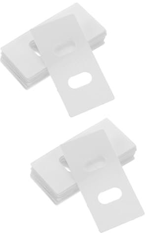 Holibanna 2 Sätze Aufkleber Für Die Vorhangreparatur Vorhänge Vertikale Jalousien Ersatz Lamellenschoner Für Die Reparatur Von Jalousien Tab Registerkarten Das Haustier Silver 30 Stück * 2