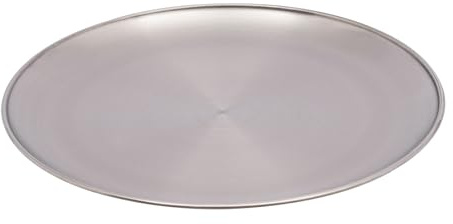 Aohuada 8 teglie per pizza in acciaio inox, rotonde per pizza da forno, teglie da forno, produzione professionale di pizza, diametro 30 cm