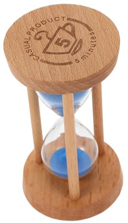 BESPORTBLE Vetro Minuti Timer Per Casa Legno Decorazione Orologio Da Tavolo Per Ragazzo Ragazza Timer Spazzolino Denti