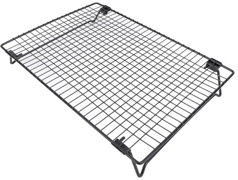 Tissting Rejilla para enfriamiento de Pastel, Rejilla de enfriamiento de Pan de Alambre de Acero Inoxidable con pies de eslabón para Hornear Galletas de pastelería enfriando en la Cocina