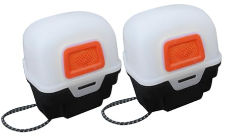 TOYANDONA 2pcs Portable Headlight Storage Box Protective Flashlight Holder for Camping Hiking Climbing Outdoor Gear Organizer Lightweight Multifunctional Container