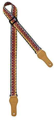 Ortega Guitars Ukulele Gurt Verstellbar - Creative Series - Baumwolle, 70's Psycho (OCS-520U) | Länge verstellbar, für Banjolele, Guitalele, Mandoline, Ukulele, OCS-520U