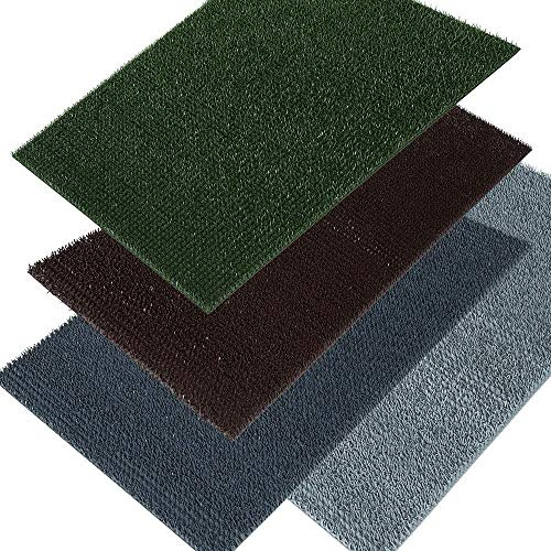 Türmatte für außen nach Maß | wetterfeste Kratzbürstenmatte mit Zuschnitt | ab 25,17 € | gewählt: 20-60 cm breit, 61-80 cm lang, dunkelgrau