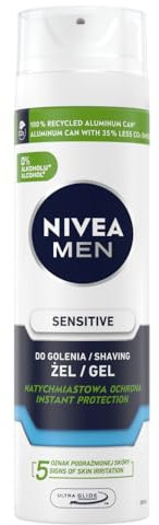 NIVEA NIVEA MEN Sensitive Gel da barba lenitivo 200 ml