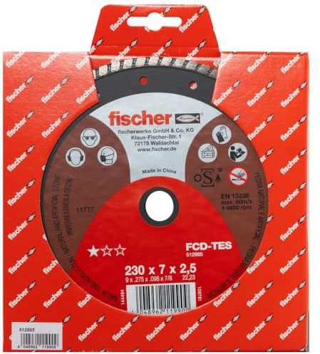 fischer Disque à tronçonner diamant TES 2,5/180 turbo