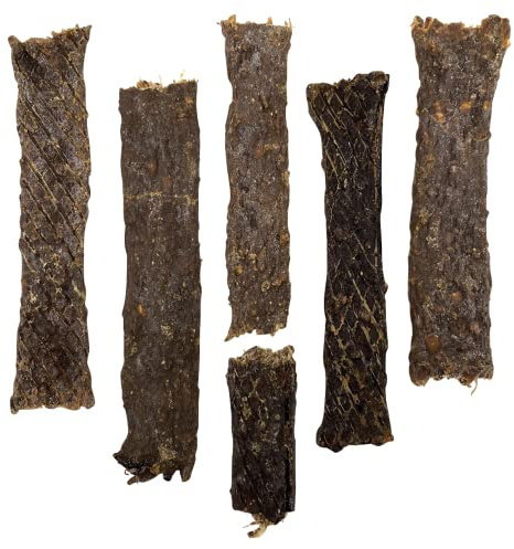 Getrocknete Ziege | Kaustreifen für Hunde | 100g | In Deutschland hergestellt