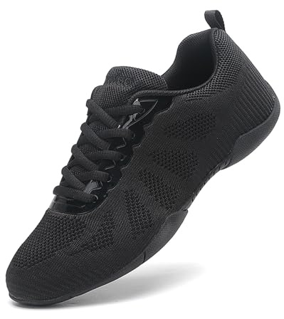 Cheerleading Schuhe Weiß Damen Dance Sneaker Training Jazz Yoga Tanzschuhe Gymnastik Sportschuhe für Damen Mädchen