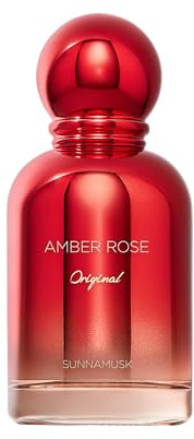 Sunnamusk London Amber Rose Eau De Pafum, Unisex, Fruity Fragrance, Perfume, Luxury Fragrance (50ml)