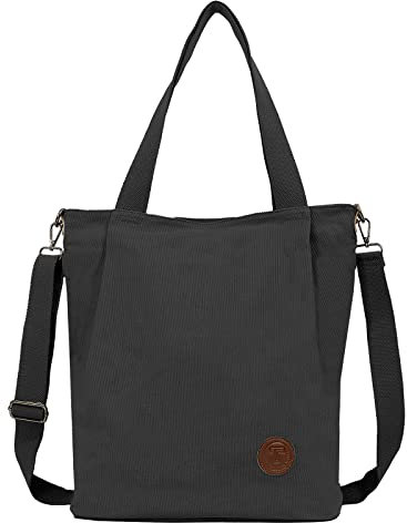 TANTOMI Shopper Tasche Damen Umhängetasche Damen Mittelgroß Gross mit ReißVerschluss,Tote Bag Groß Arbeitstasch Handtasche Schultertaschen für Arbeit Reisen Einkaufen Schule Und Alltag