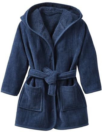VERTBAUDET Peignoir de bain enfant essentiels marine 12A