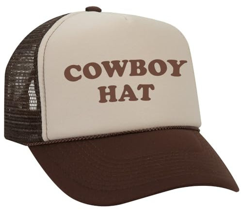 Saddleback Supply Trucker-Hut-Kollektion aus Schaumstoff, Brauner Cowboyhut, Einheitsgröße