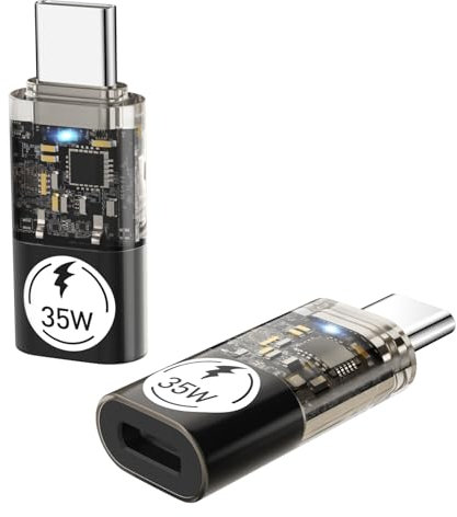 TiMOVO Adaptateur Lightn-ing Femelle vers USB C Mâle,2 Paquets Adaptateur Lightn-ing vers USB C pour iPhone 15/16 Pro Max Plus, avec Chargement Rapide et Transfert de Données, Pas pour Audio/OTG, Noir