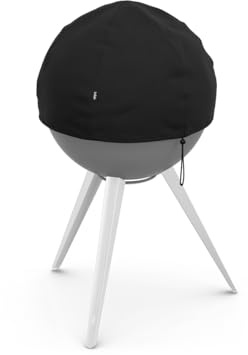höfats - MOON 45 Abdeckhaube - passgenaue, wetterfeste, UV-beständige Schutzhülle, mit Kordelstopper - formhaltende Streben verhindern Wasseransammlungen - schützt den Feuerkorb vor Schmutz und Nässe