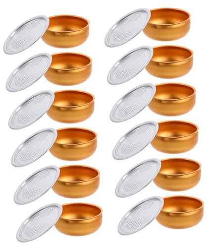 TOBBOMEY 12pezzi Barattoli Per Candela Contenitori Vuoti Per Scatole Per Con Per Tè e Piccole