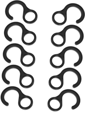 ifundom Set 10 Clip in Plastica per Tende da Campeggio, Fermatenda per Baldacchino e Ombrellone, Accessori di Fissaggio per Esterni e Attrezzature per Campeggio