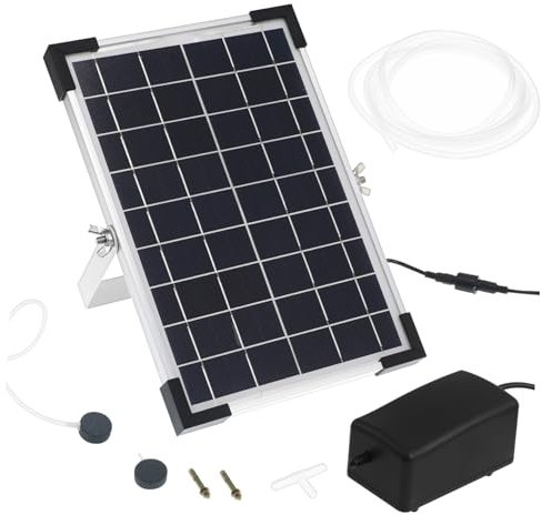 TOYANDONA Bomba De Solar De Alta Potencia para Acuarios y Estanques Kit De Panel Solar Operación Un Botón para Circulación De Agua Acuáticos