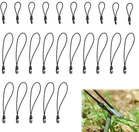 Spanngummi mit Haken, 30 Stück Spanngummi (15 Stück 10 cm und 15 Stück 20 cm), Multifunktionaler Expander mit Haken für Campingplanen, Anhängerplanen, Ballnetze, Poolabdeckungen, Insektenschutznetze