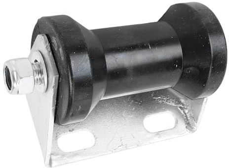 Sorandy Rouleaux de Remorque de Bateau avec Supports, Kit d'assemblage de Rouleaux de Quille de 5 Pouces, Transport Fluide Résistant à l'usure pour Remorques de Bateau