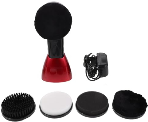 ADOCARN 1 Set Schuhpoliermaschine mit Bürstenkopf und Staubentferner – Automatische Poliermaschine mit Bürstenkopf, Schuhpflegegerät für Lederstiefel und Sneaker