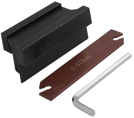 Utensile for scanalatura SPB326 con supporto SMBB2026 for scanalatura di metalli e set di blocchi di taglio con lama di troncatura