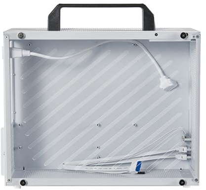 Taidda ITX Gaming PC Case, Compact and Portable Computer Case for Gaming and Office, Reinforced Steel for MATX ITX Motherboard, Support 335MM GPU