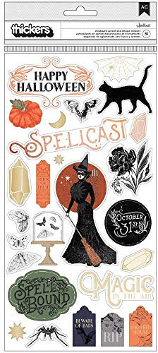 American Crafts 51 Stück gold Folie Icon Thickers, Spanplatten W/Gold Folie
