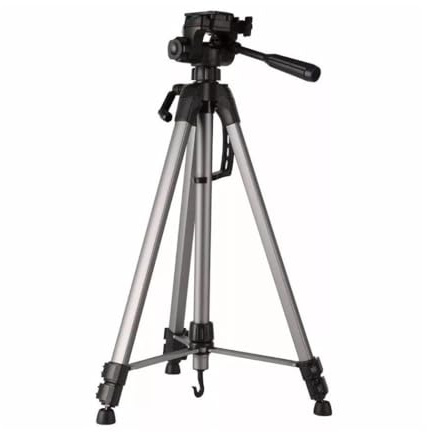 Trade Shop - CAVALLETTO TREPPIEDI Universale VIDEOCAMERA BJ-1200 Fotocamera Digitale 1,5M