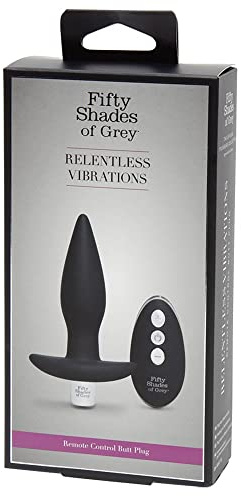 Fifty Shades of Grey Relentless Vibrations Remote Control Butt Plug
