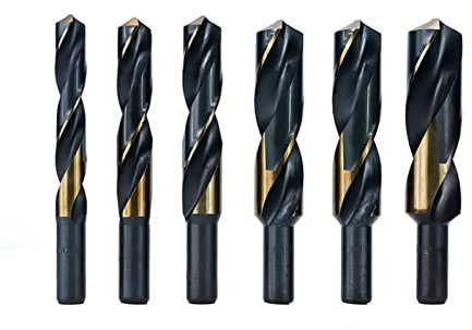 Brocas VIEUE Hss Bits de perforación Twist 14 16 18 20 22 25mm abridor de orificios de carpintería for madera/herramientas de alimentación de metal Bits de broca de madera (Color : 25mm)