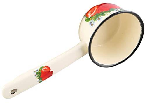 TOPBATHY Pot à Lait Multifonction Petit Pot Longue Poignée En Revêtement Beige Antiadhésif Pour Cuisson Lait Soupe Bébé Usage Gaz Induction