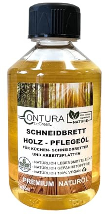 Contura - Tagliere con olio per la cura, per controsoffitti, olio per legno, olio e legno (125 ml.)