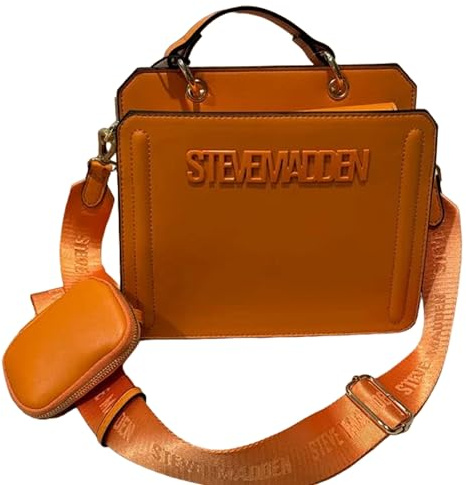 Steve Madden Women's Bevelyn Convertible Crossbody Bag, One Size