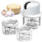 Vegena Tritatutto Elettrico 350ml Tritatutto Da Cucina Elettrico, Frullatore Elettrico Mini Tritatutto Multifunzione Tritatutto Per Verdure Schiaccia Aglio Trita Verdure Per Carne Cipolle Aglio Frutta
